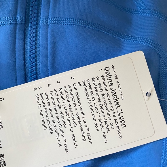 Lululemon Define Jacket * Blue Nile SIZE 6 - Picture 8 of 13